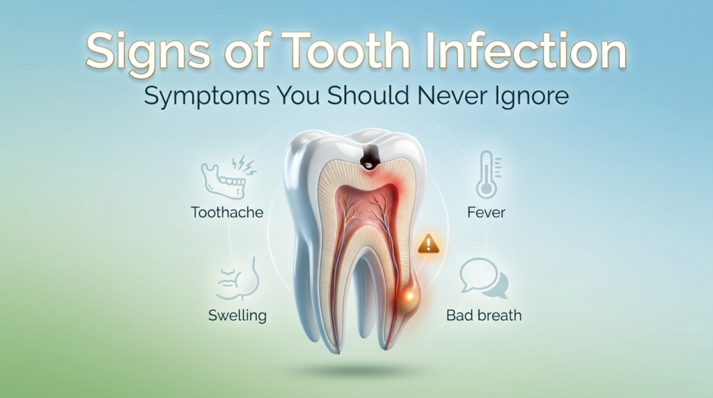 Signs of tooth infection in palm bay